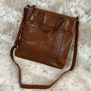 NWOT ❤️ Frye Melissa Crossbody Cognac Leather